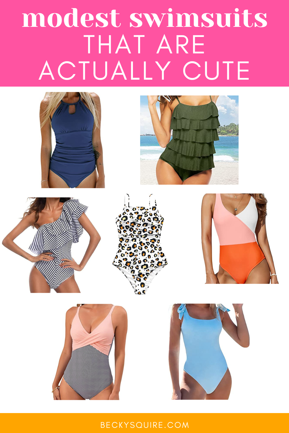 Modest Swimsuits That Are Actually Cute - Becky Squire