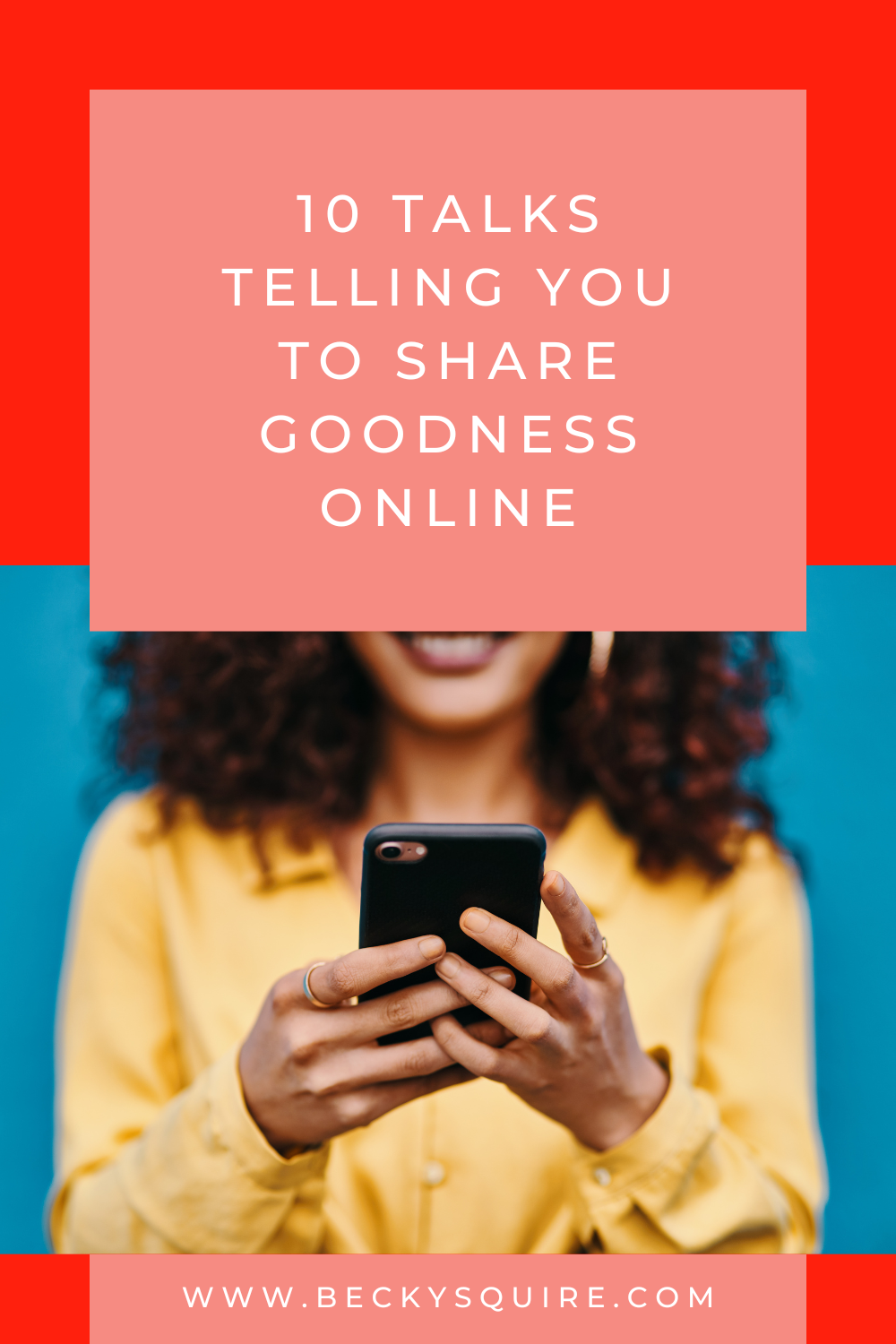 share goodness online