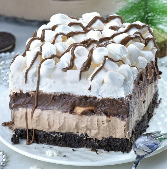 hot chocolate lasagna