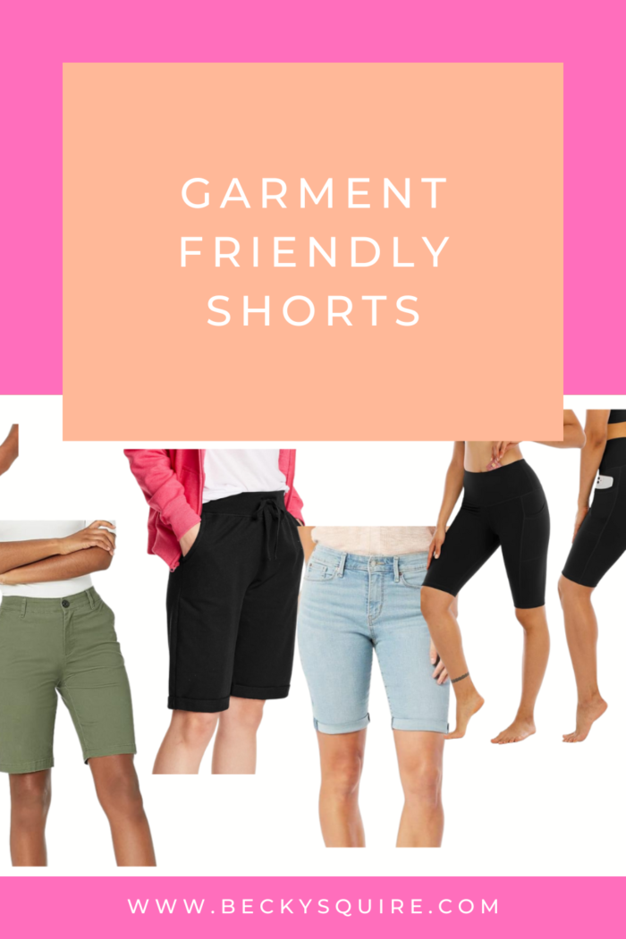 garment friendly shorts